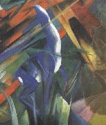 Franz Marc Details of Fate of the Animals (mk34) oil painting on canvas